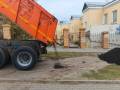 Газон на Брестской улице.